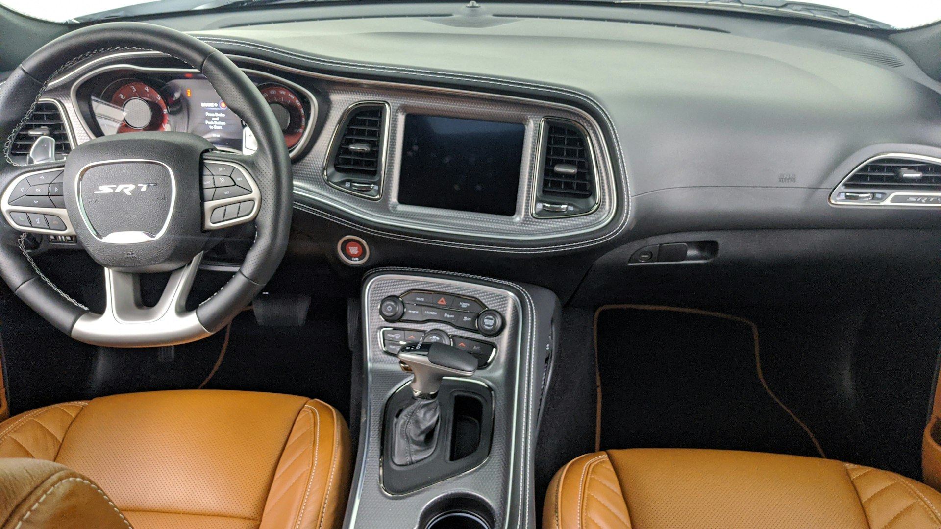 2022 dodge challenger srt interior