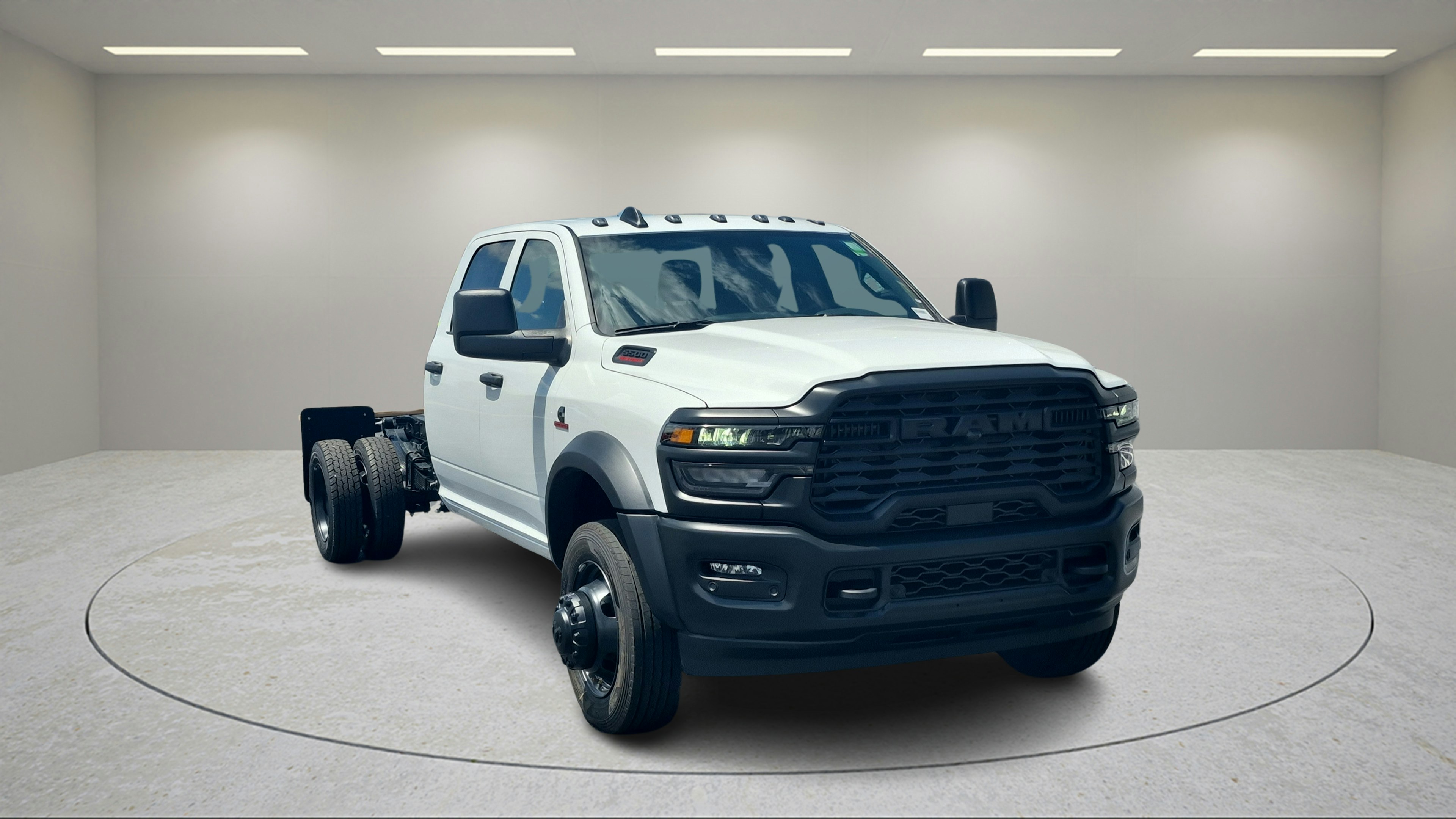 New Bright White Clearcoat 2025 RAM 5500 Chassis Cab Tradesman for